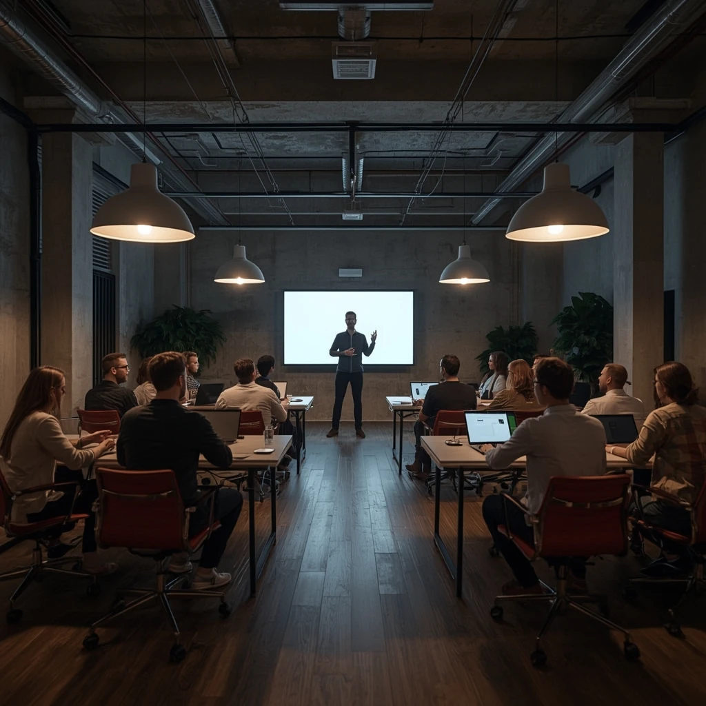 photo d'équipe et infrastructure